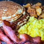 Everything but the Sink - Eggs, Pancakes, Bacon, and Breakfast Potatoes