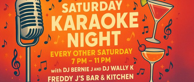Saturday night karaoke at Freddy J's
