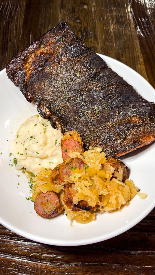 Ready for a flavor explosion this Oktoberfest at Freddy J’s? 🎉 This Saturday, exclusively embark on a culinary journey unmatched! Unveiling our special Oktoberfest entrée: sumptuous ribs, succulent bratwurst, and tangy sauerkraut paired with our irresistibly creamy mashed potatoes. 🥩🥔

Freddy J’s signature tender ribs, a love affair for your taste buds, join forces with the robust German bratwurst, all elevated with the zest of sauerkraut. It’s a harmony of flavors, crafted to perfection, and a nod to tradition with that unique Freddy J spin! 🍽️ 

Gear up for an experience where every mouthful is a melodic symphony, a blend of textures and tastes that dance in perfect unison. This Saturday, make it a date, as we toast to good times, delectable dining, and the spirit of Oktoberfest, Freddy J style! 🍻 See you there for the festivities and feasting! 🥳